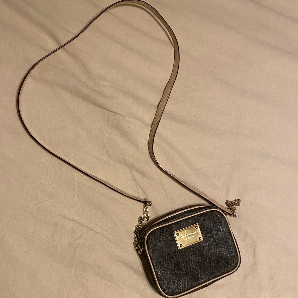 Michael Kors monogram crossbody bag